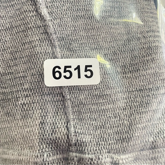 Lululemon Base Runner 1/2 Zip ini Check Pique Heathered Black White 26515 - Picture 8 of 13